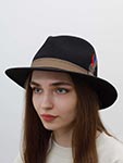 Шляпа STETSON арт. 2528114 TRAVELLER WOOLFELT (черный)